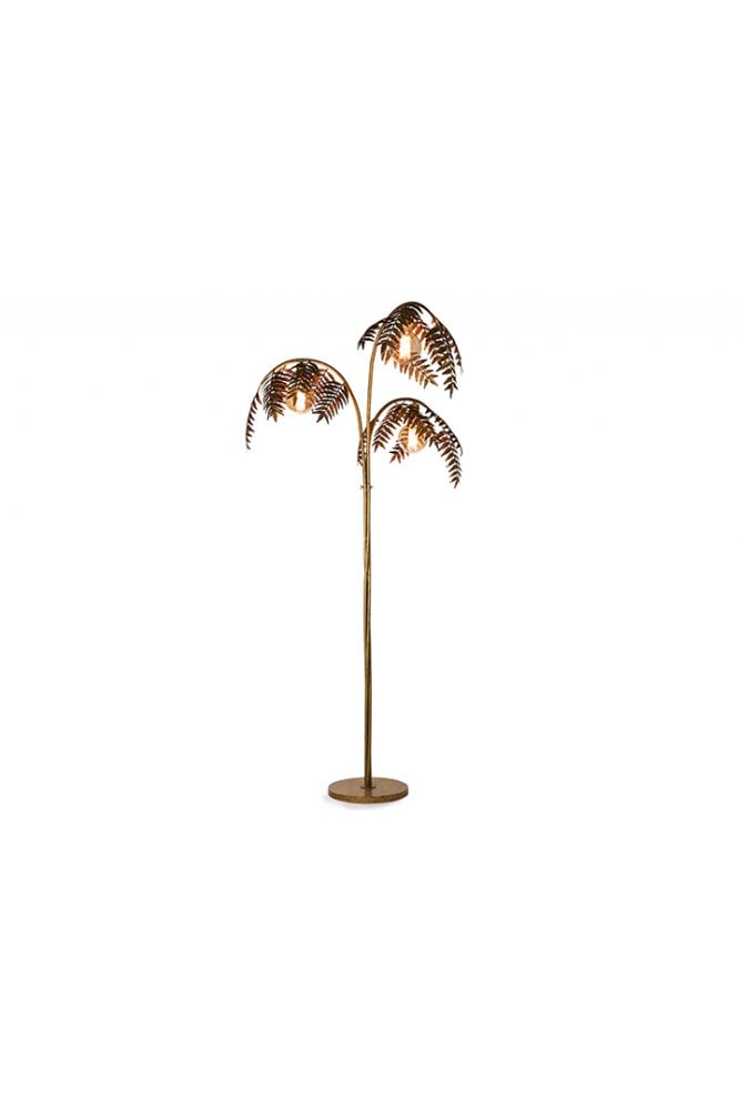 Antique Palm Leaf Lamp