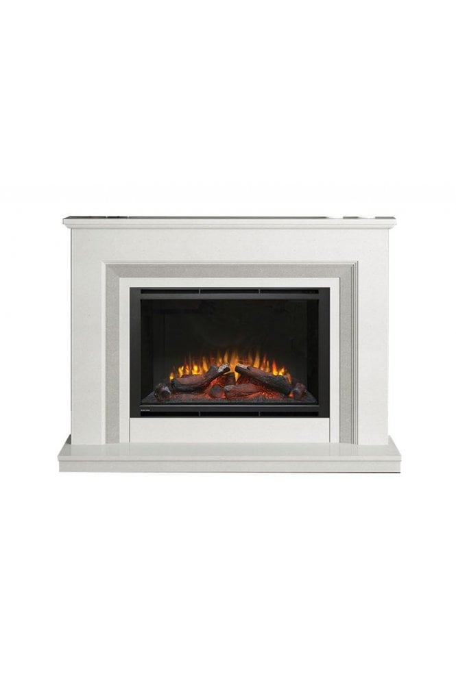 Cassius Micro Marble Electric Fireplace