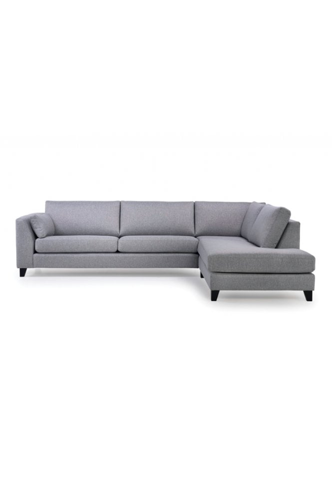 Mandy Open Corner Sofa In Grey