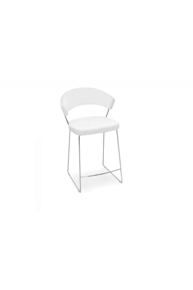 York Barstool White