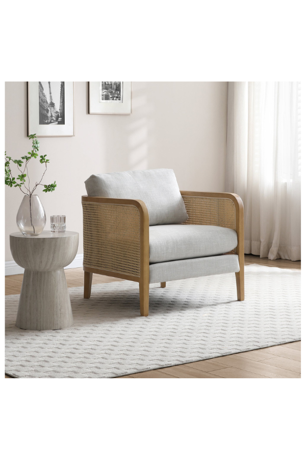 Zabel Rattan Armchair