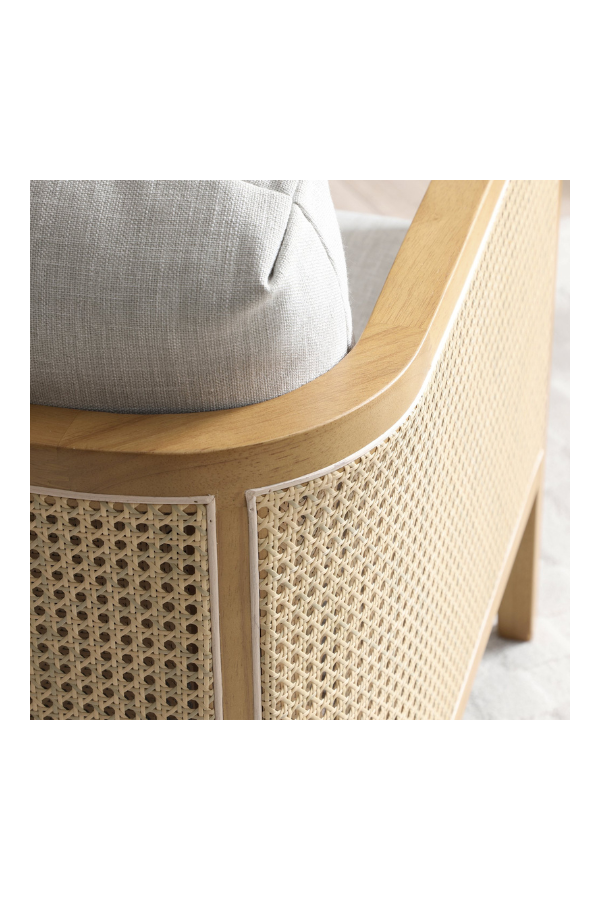 Zabel Rattan Armchair