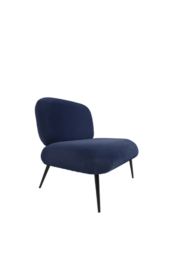 Puffed Armchair Blue