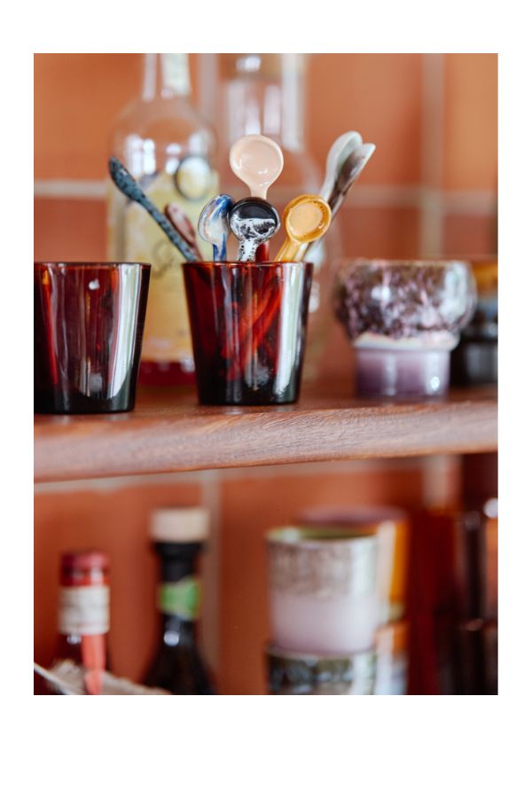 70s ceramics: spoons Force M (set of 4) by Hkliving