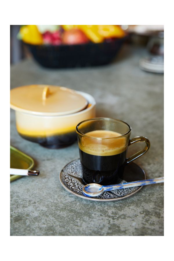 70s ceramics: spoons Force M (set of 4) by Hkliving