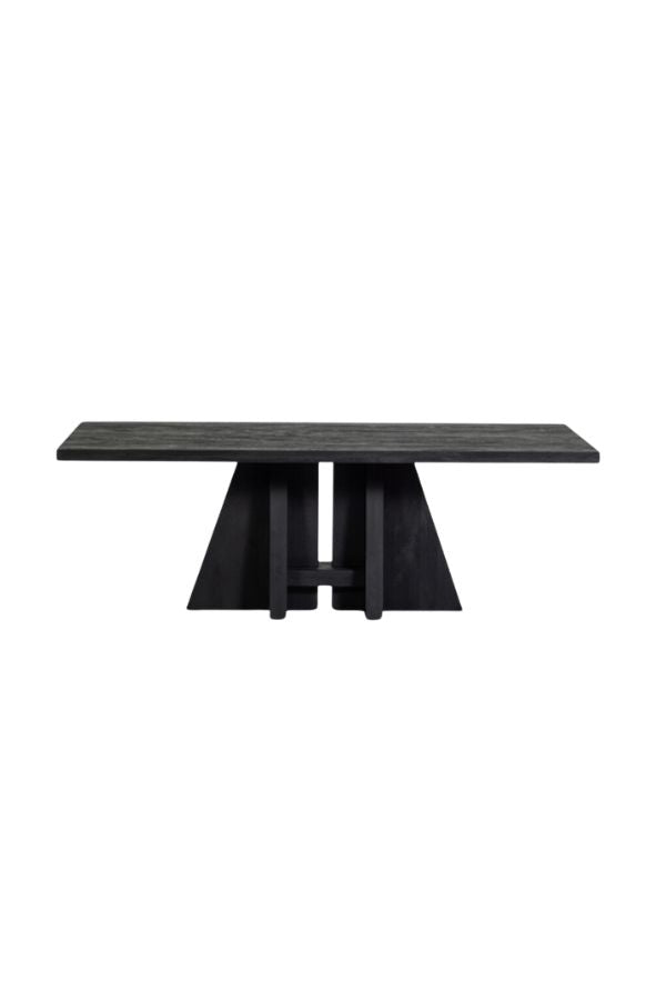 Ken dinning table with centre leg mango wood