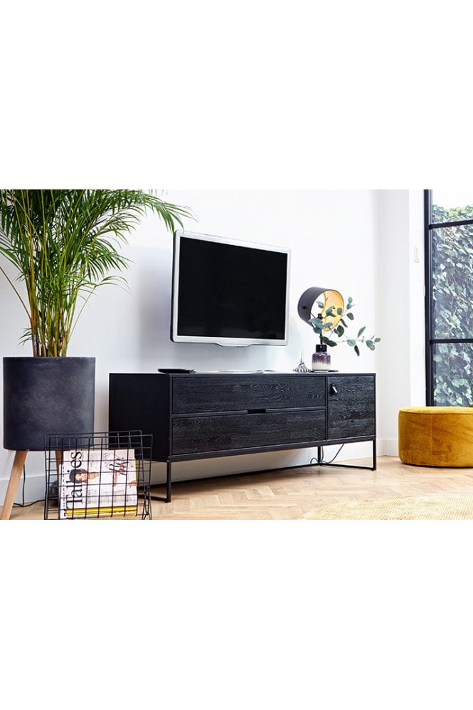 Stefan TV Unit In Black