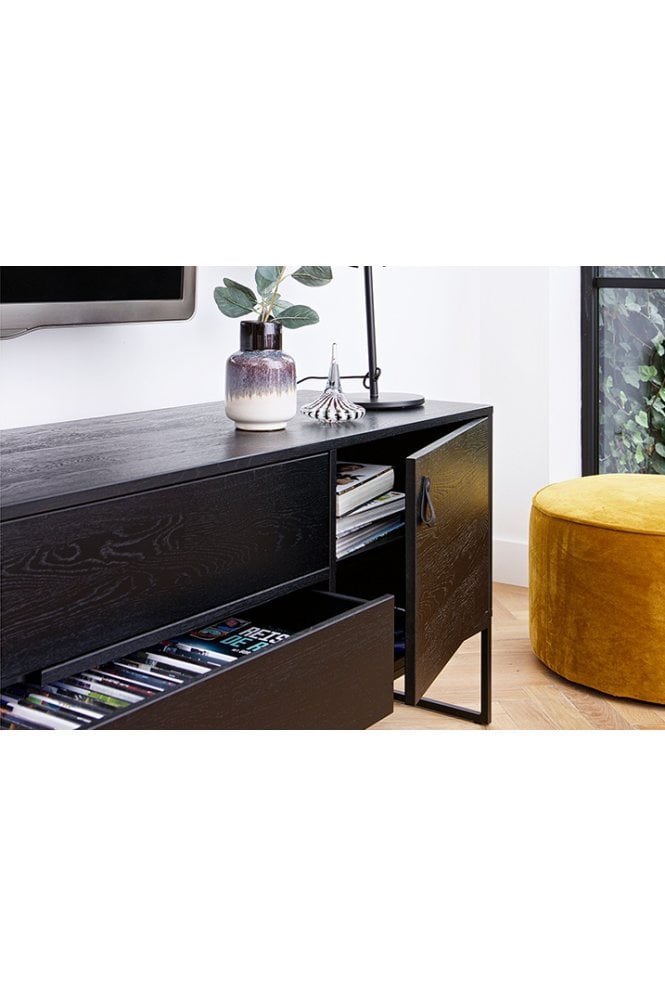 Stefan TV Unit In Black