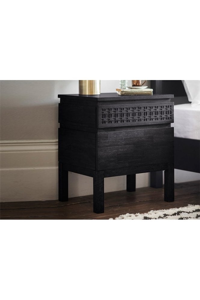 Boho Bedside 2 Drawer Chest