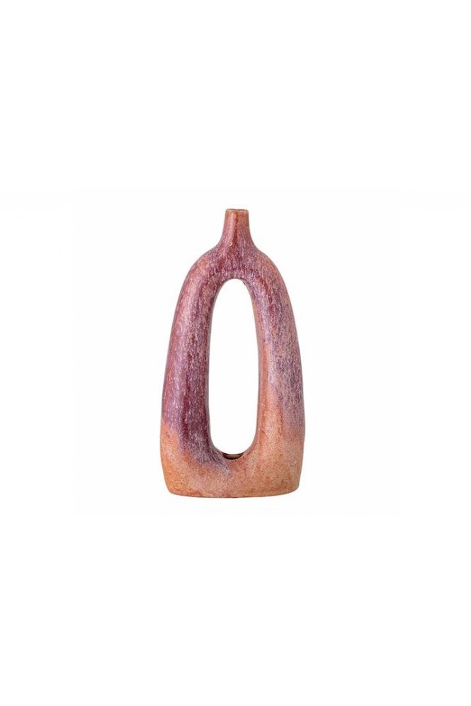 Baldrian Deco Vase Orange Stoneware