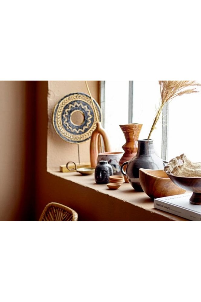 Baldrian Deco Vase Orange Stoneware