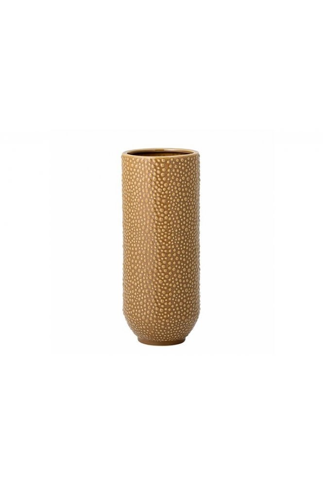 Dario Vase Yellow Stoneware