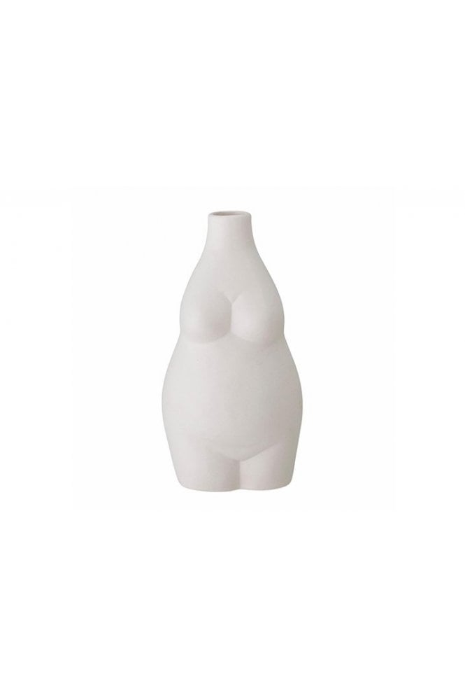 Elora Vase White Stoneware