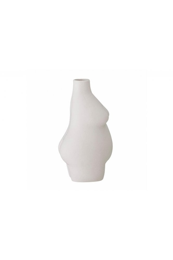 Elora Vase White Stoneware