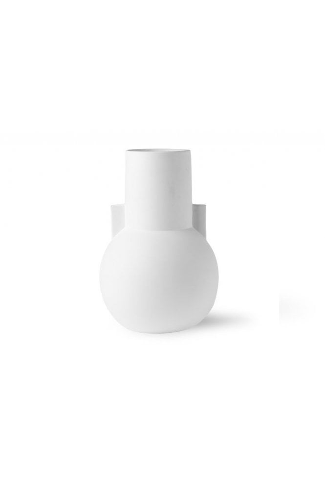Matt White Vase Small By Hkliving