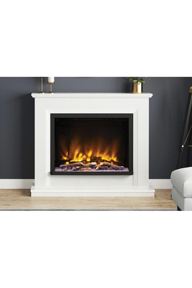 Alesso 48 Micro Marble Floorstanding Electric Fireplace