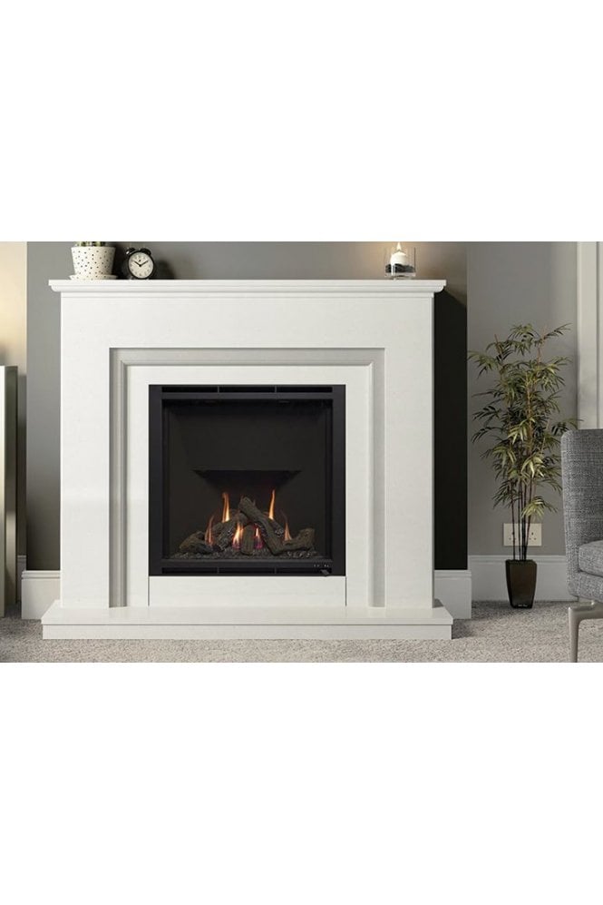 Embleton 54" Micro Marble Gas Fireplace