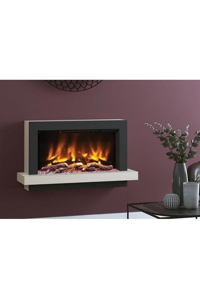 Huxton Wall Mounted Electric Fireplace