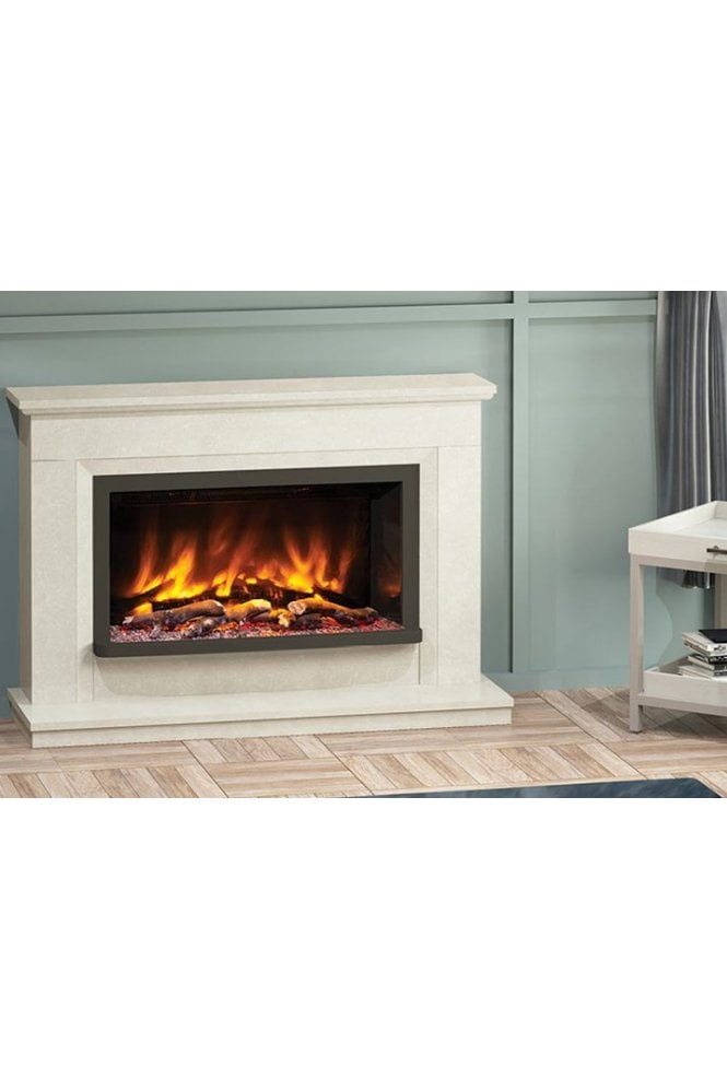 Vistus Micro Marble Floorstanding Electric Fireplace
