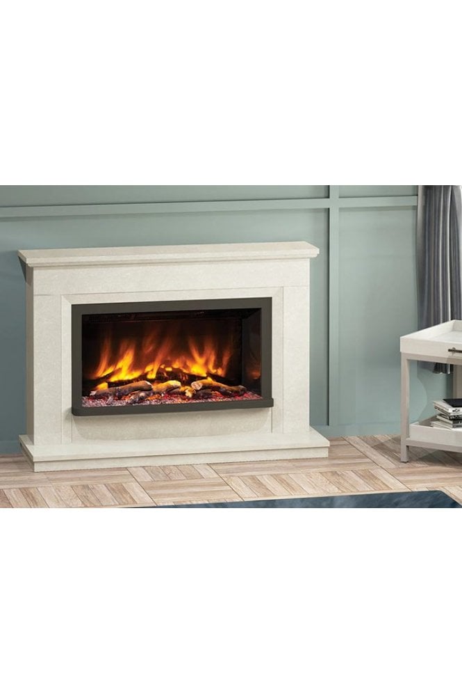 Vistus Micro Marble Floorstanding Electric Fireplace