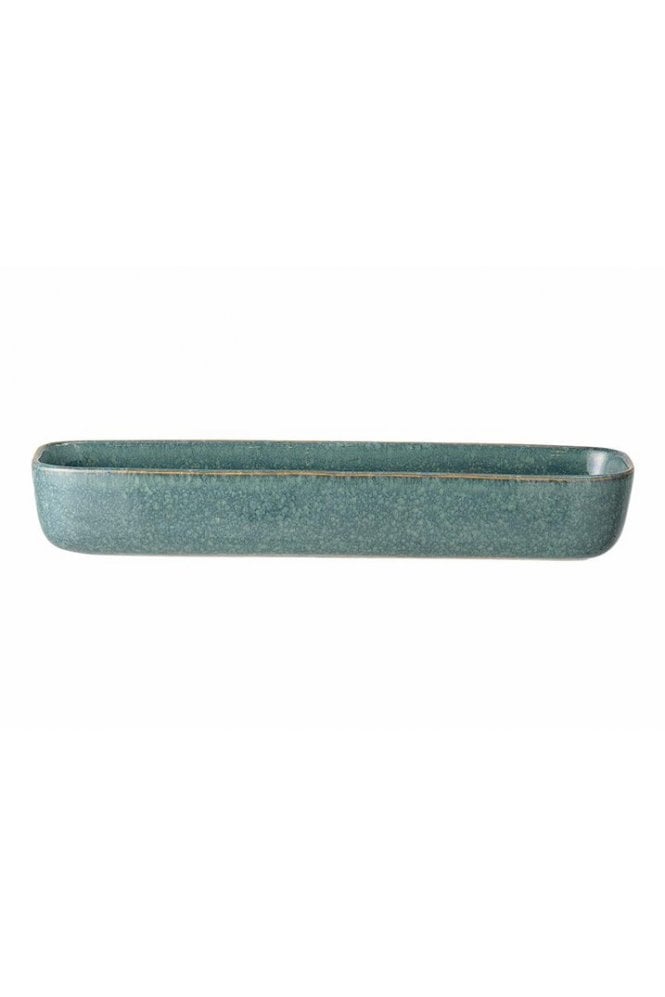 Aime Serving Dish Green Stoneware