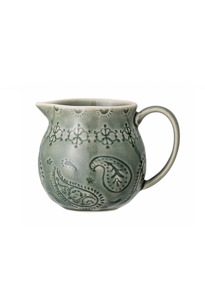 Rani Milk Jug Green Stoneware