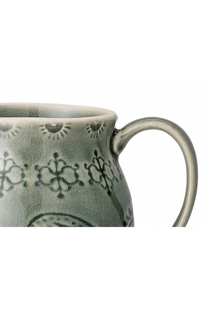 Rani Milk Jug Green Stoneware
