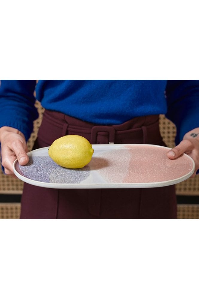 Bolue Oval Plate Lilac