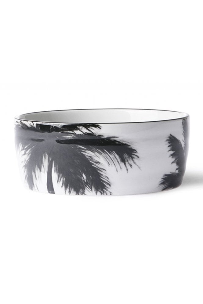 Bold & basic ceramics: jungle porcelain bowl palms by Hkliving