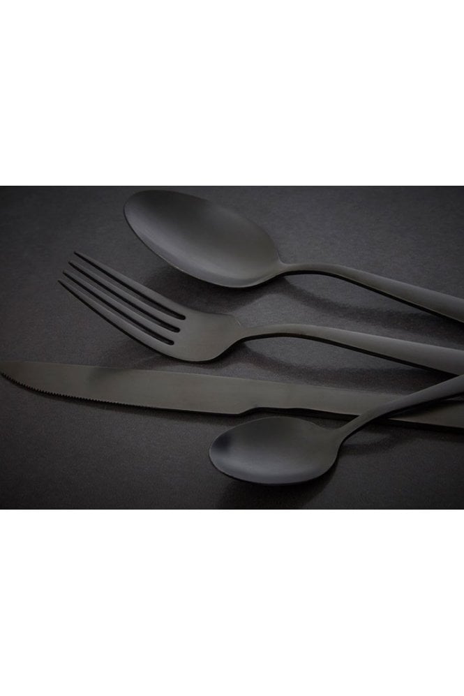 Avie 16pc Onyx Cutlery Set