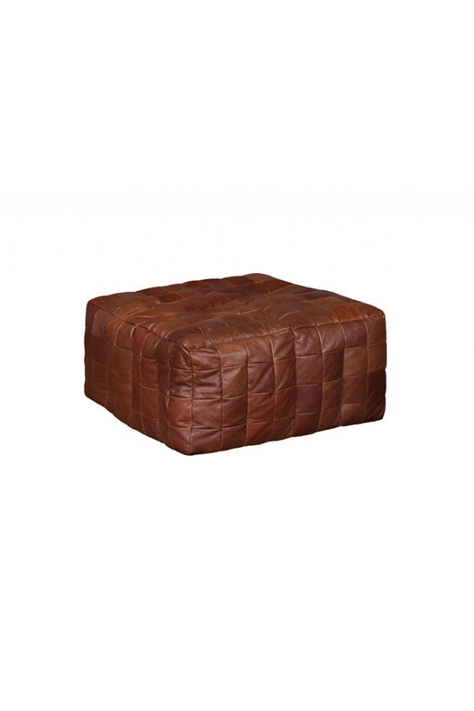 Medium Leather Beanbag