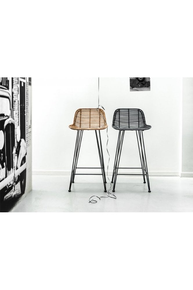 Rattan bar stool by Hkliving