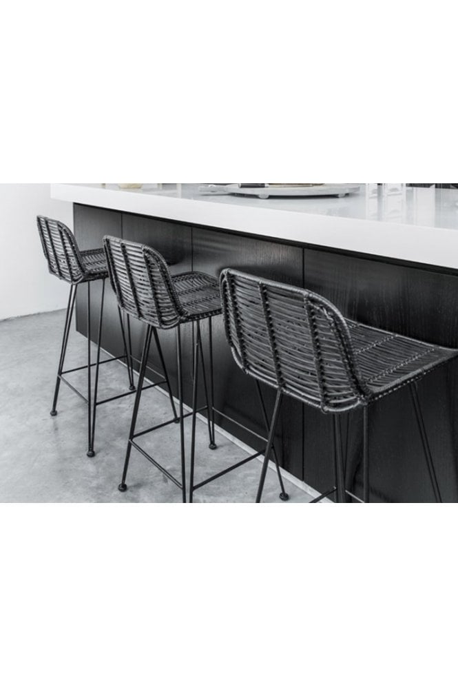 Rattan bar stool by Hkliving