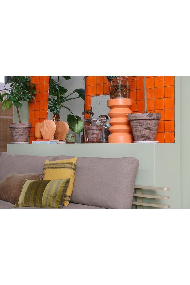 Stoneware side table terra By Hkliving
