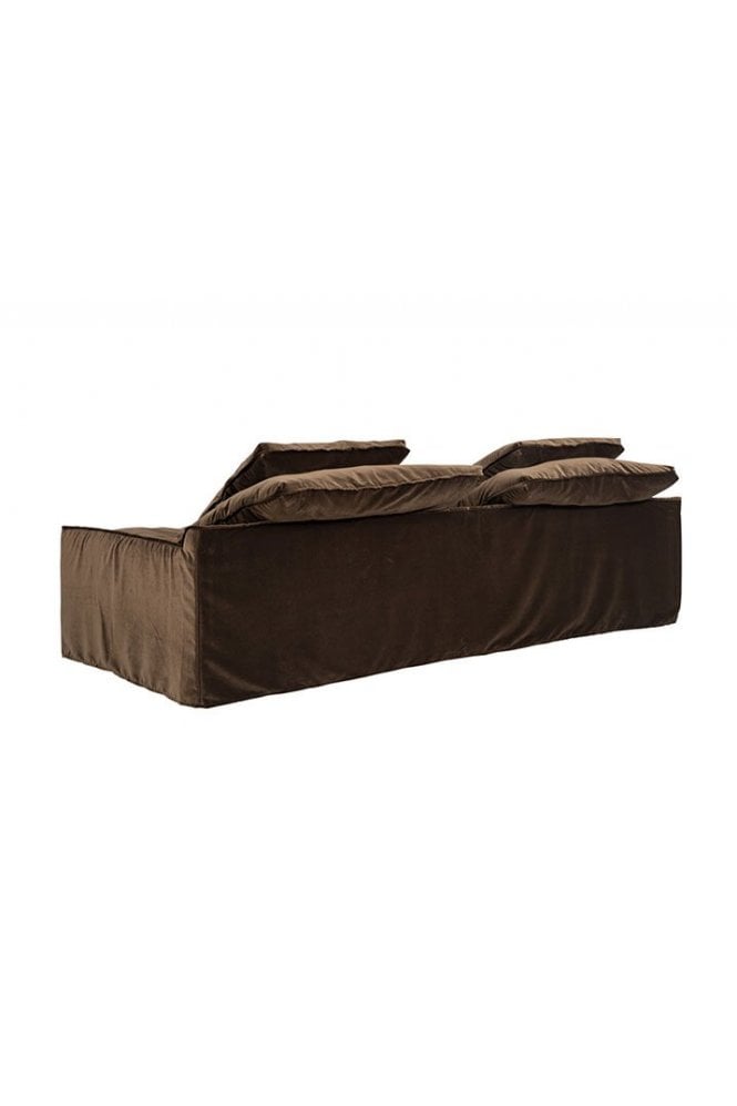 Shake 3 Seater Celine Velvet Brown
