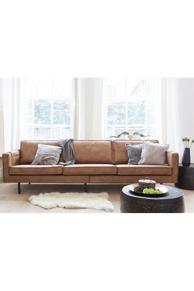 Pablo 3 Seater Leather Sofa