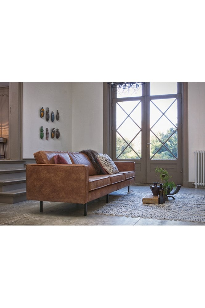 Pablo 3 Seater Leather Sofa