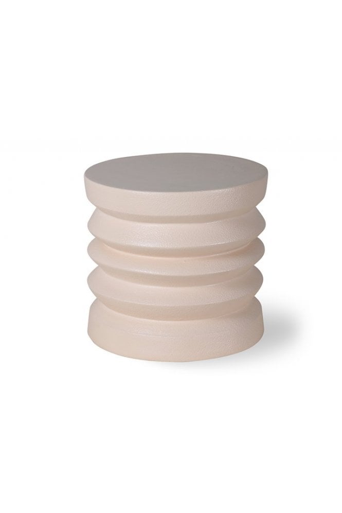 Stoneware side table cream By Hkliving