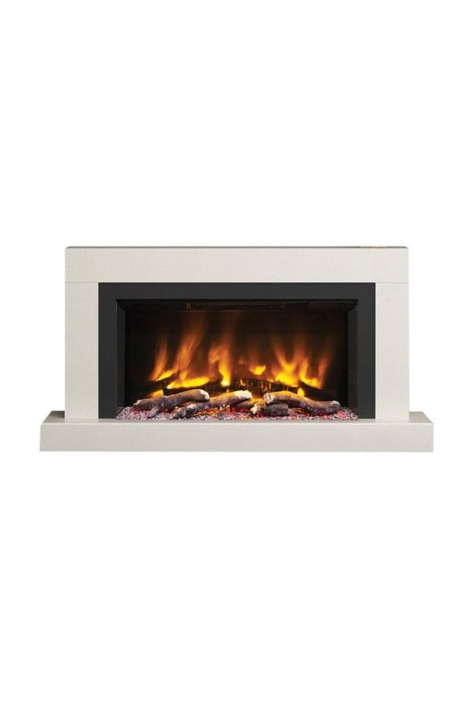 Impero 57" Micro Marble Electric Fireplace