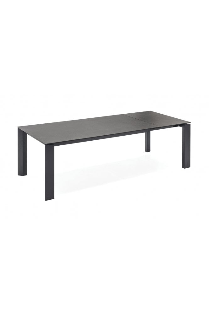 Gate Ceramic Extending Dining table 180 Oxide Black