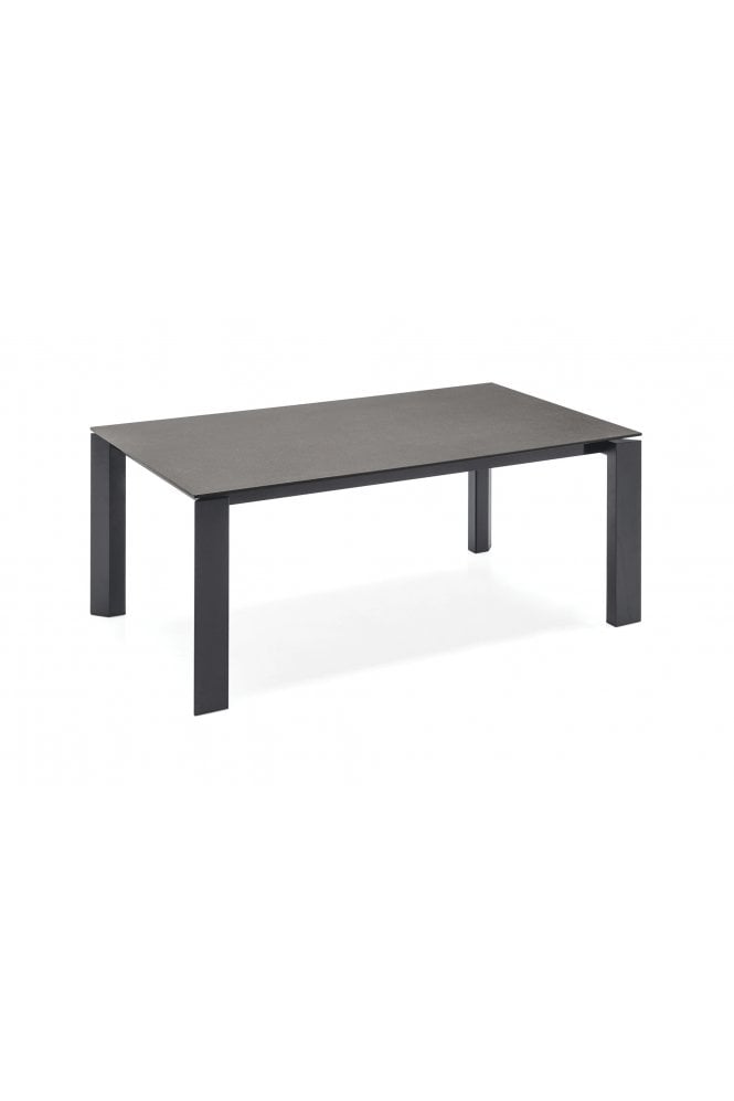 Gate Ceramic Extending Dining table 180 Oxide Black
