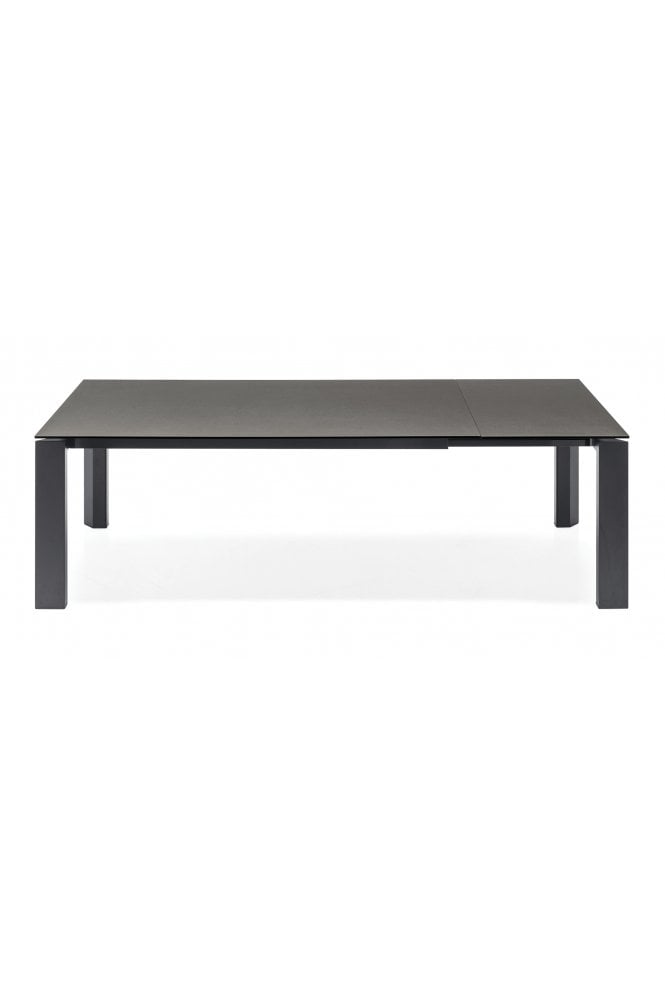 Gate Ceramic Extending Dining table 180 Oxide Black