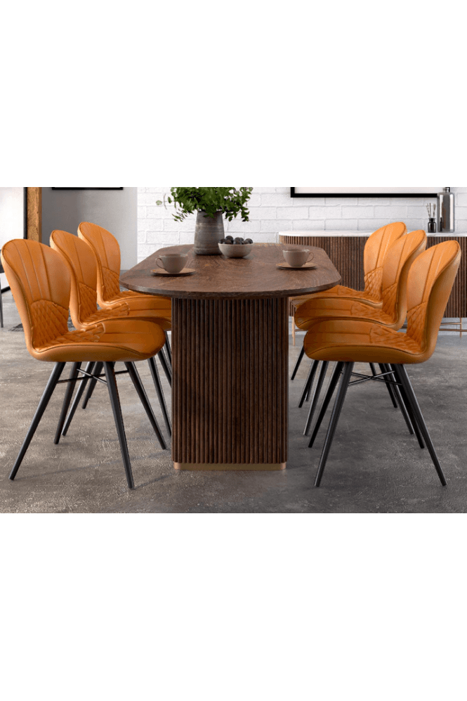 Hav Oval Ripple Dining Table