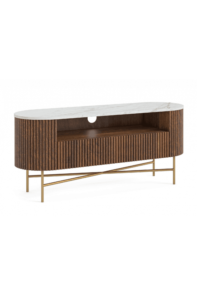 Hav Media Unit Marble Top 1200