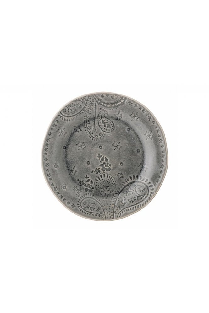 Rani Plate Grey Stoneware