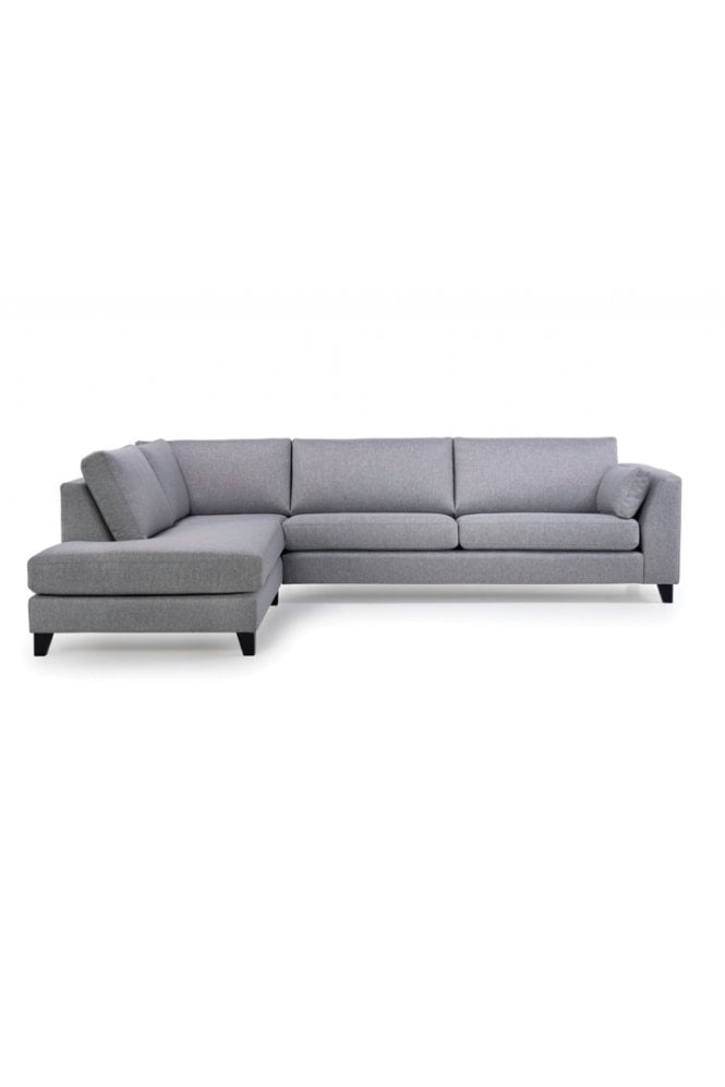 Mandy Open Corner Sofa In Grey