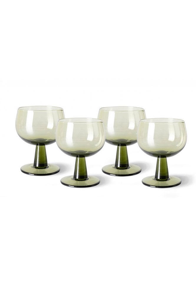 The emeralds: wine glass low (set of 4) Hkliving