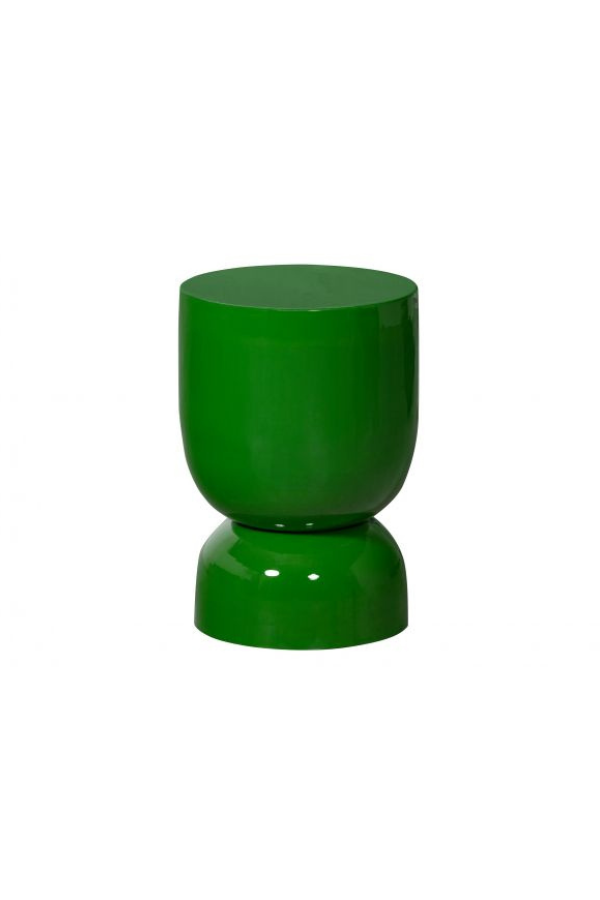 Tekla side table metal bright green