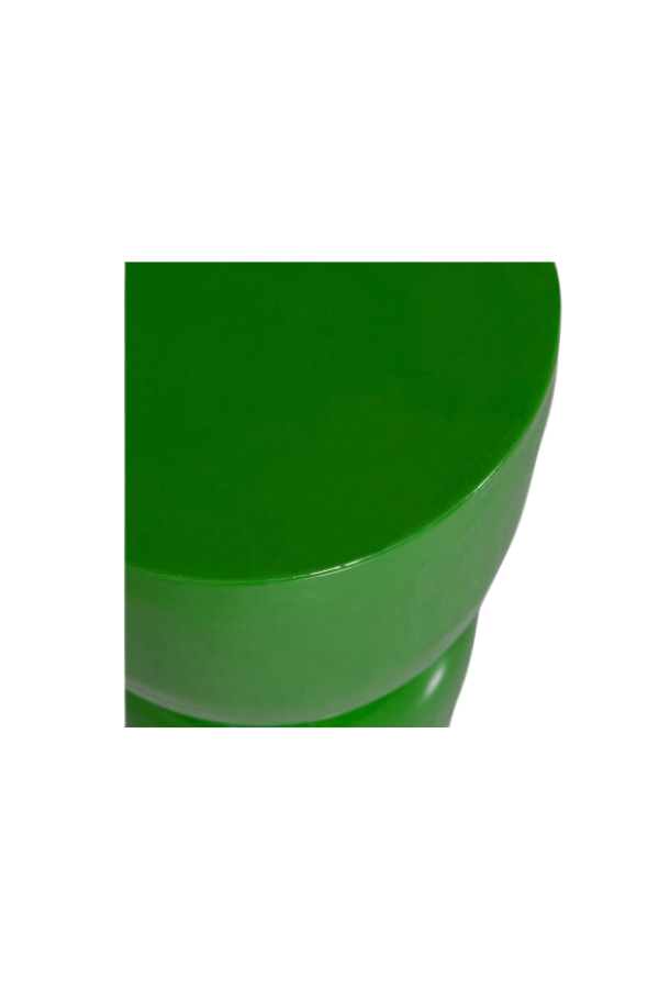 Tekla side table metal bright green