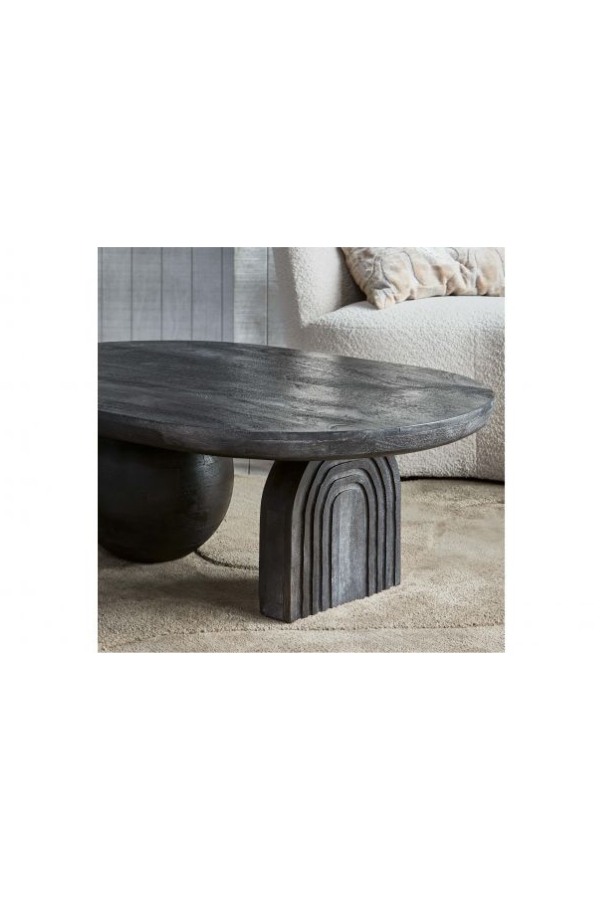 Neppe coffee table mango wood black